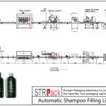 Automatisk shampoopåfyldningslinie